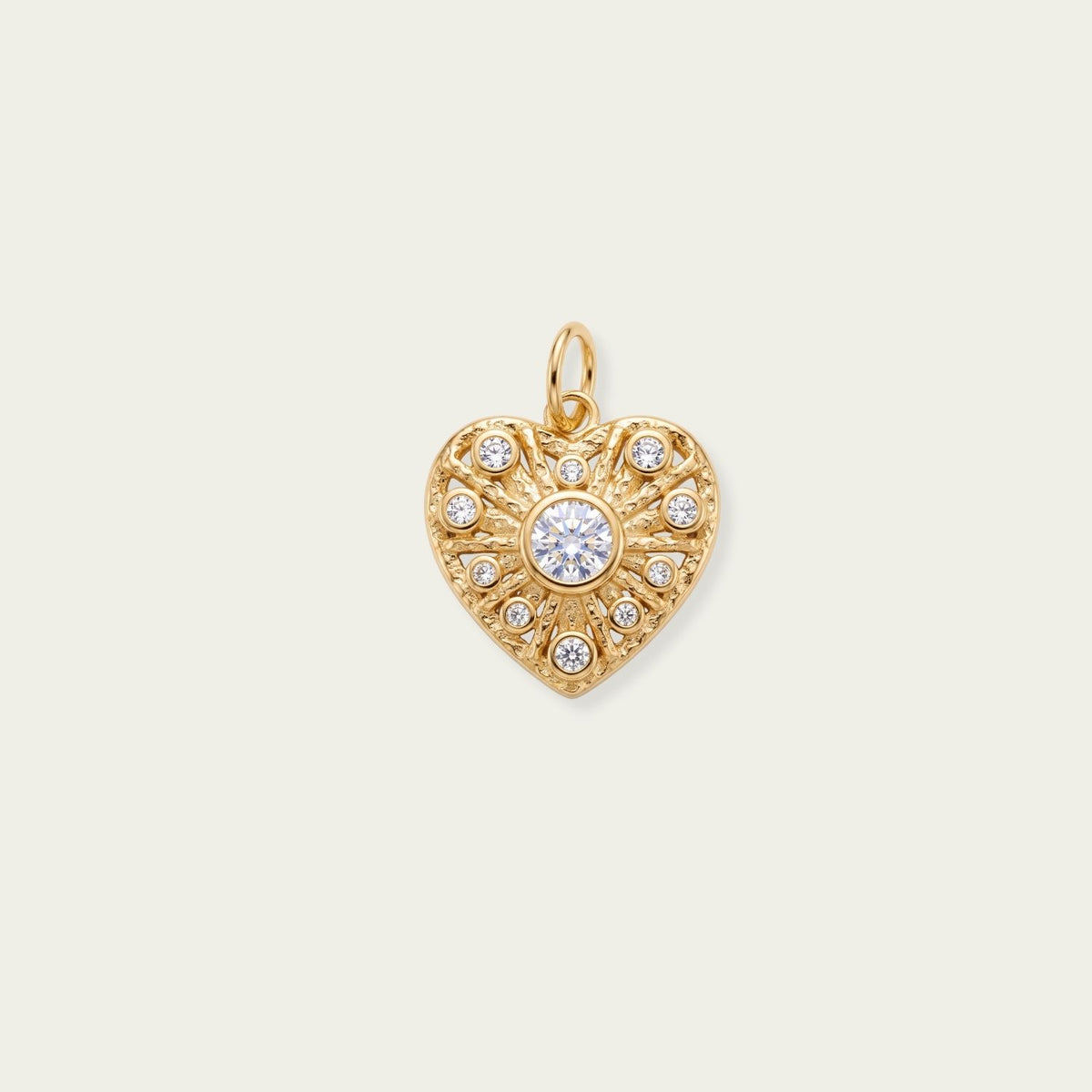 Gold Corazón Charm