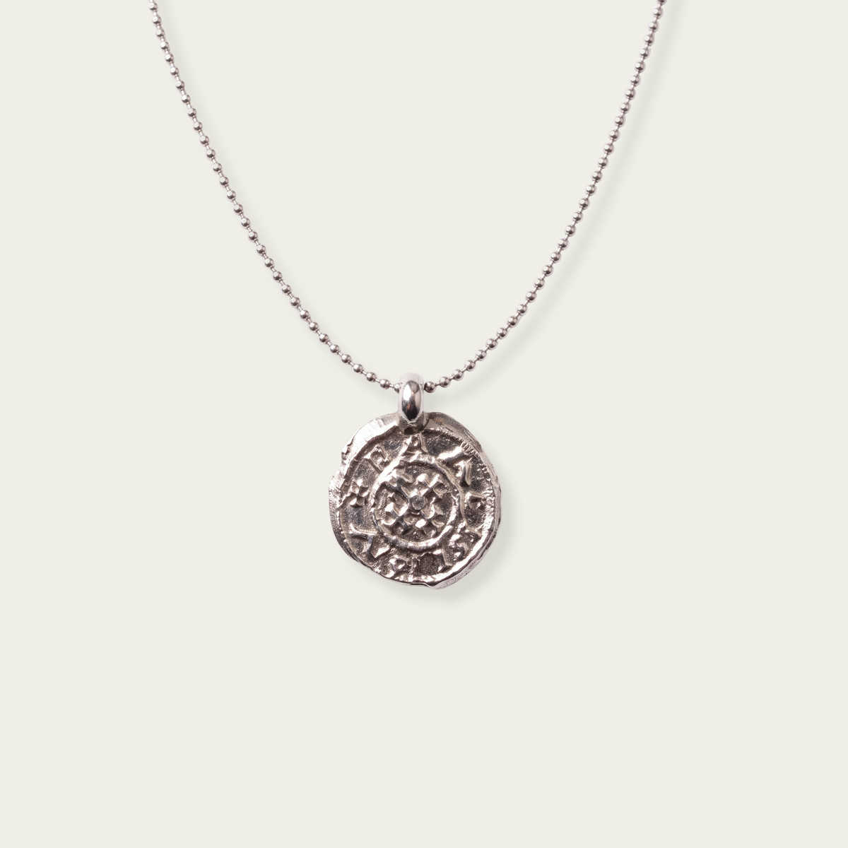 The First Flame Silver lucky amulet, sterling silver
