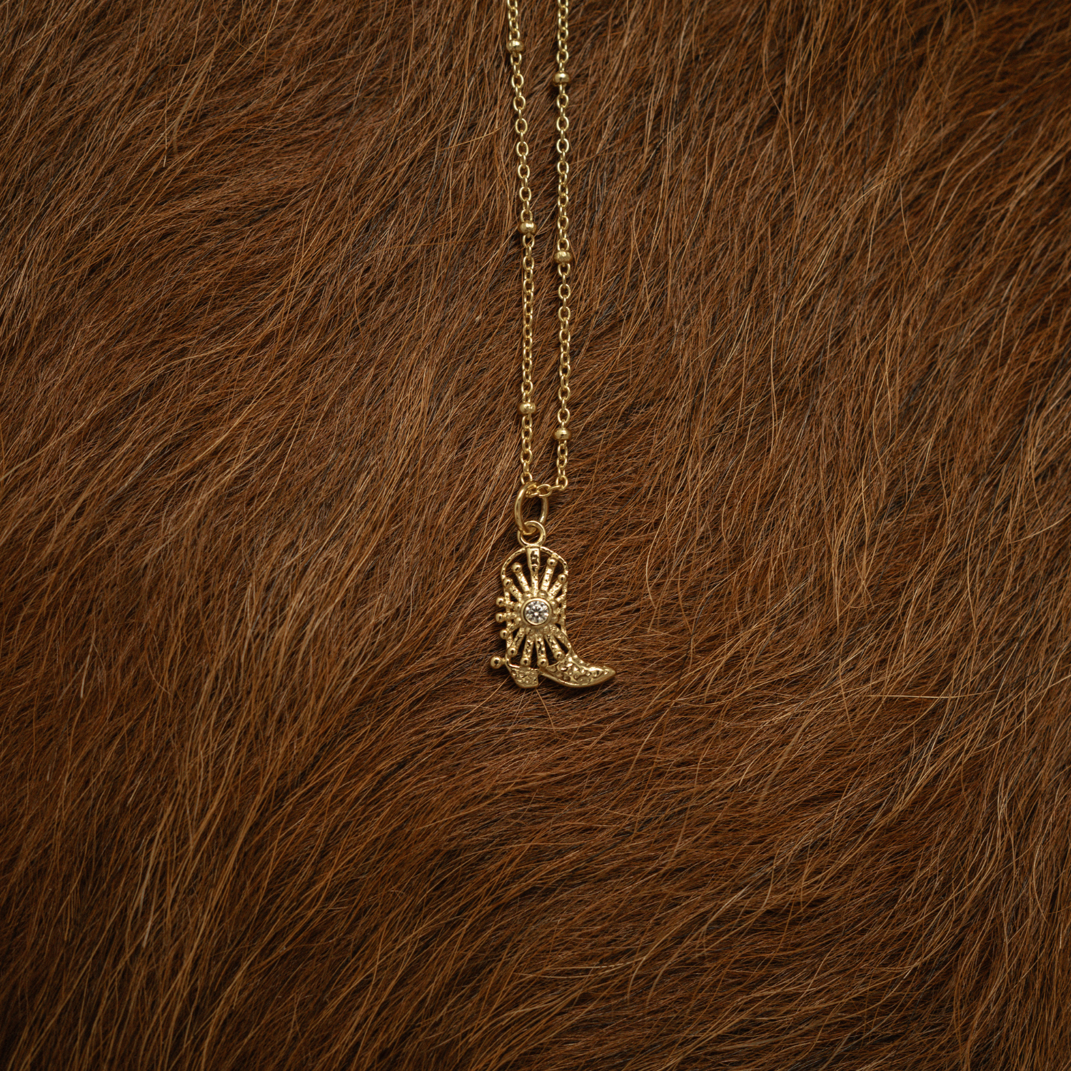 Gold Vaquera Charm