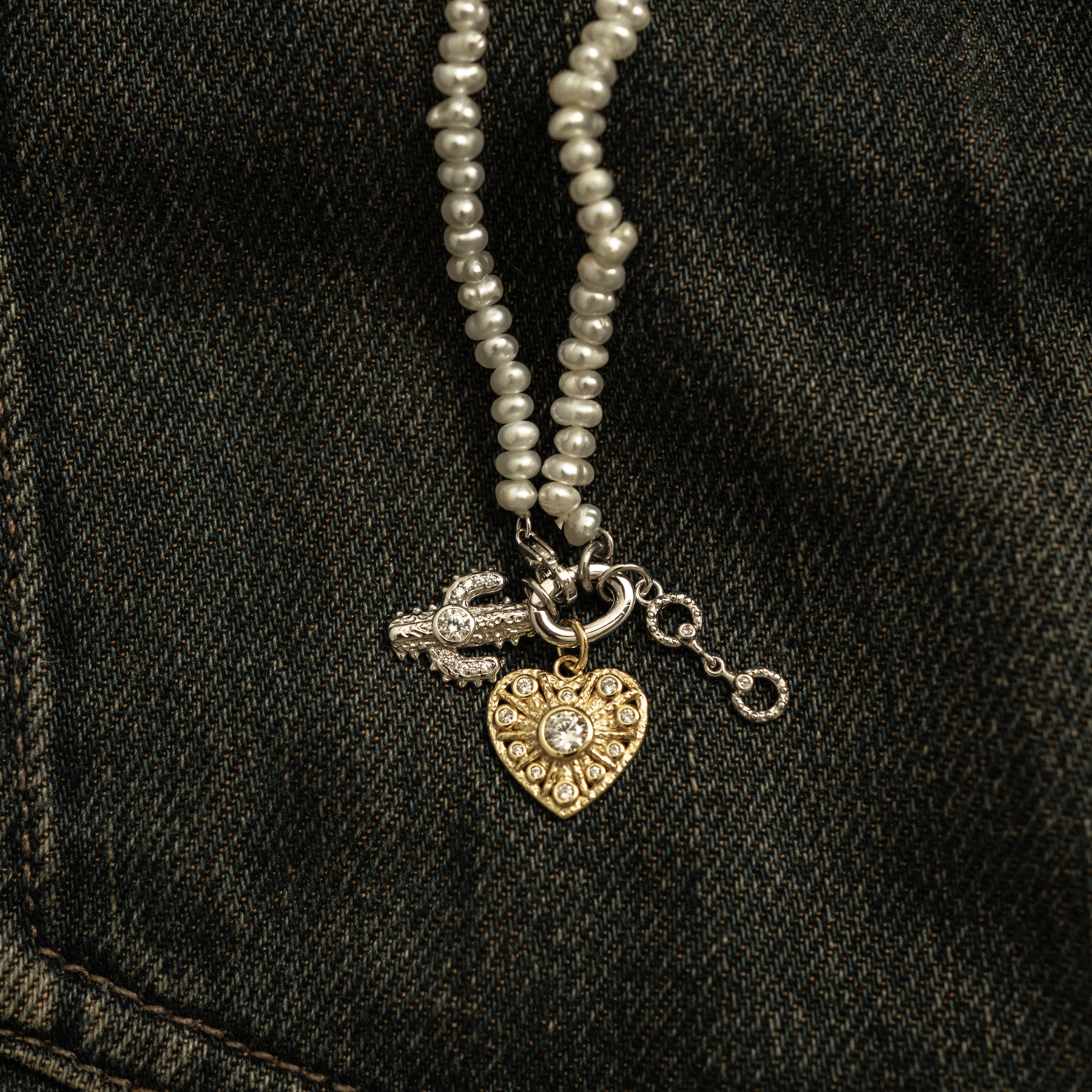 Gold Bocado Charm