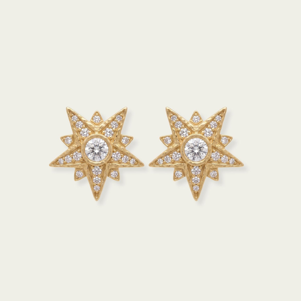 Gold Star Earrings