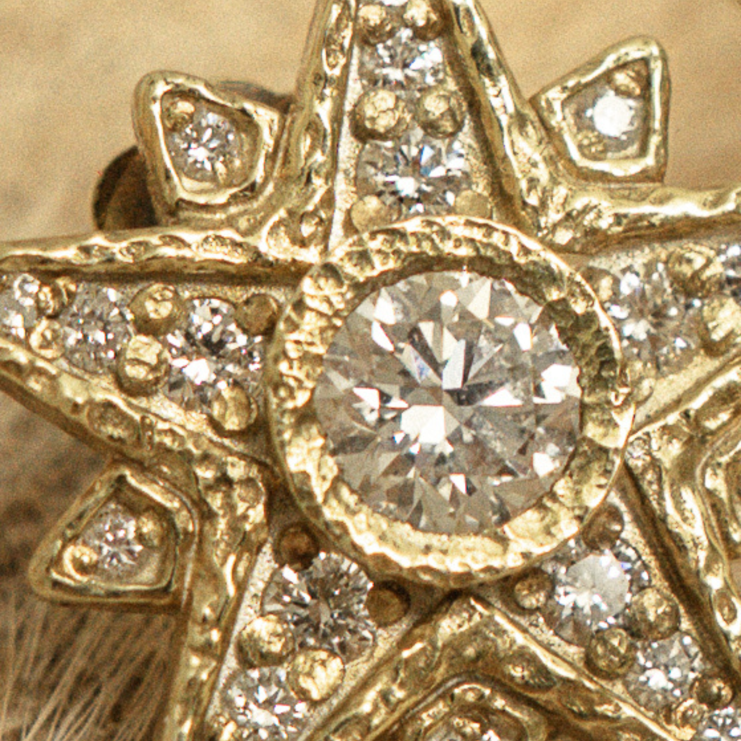 Gold Star Earrings