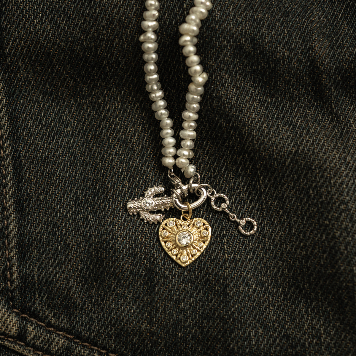 Gold Bocado Charm